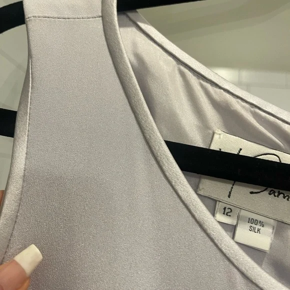 100% silk dress lily samii couture dress saks fifth Avenue - Picture 5 of 7